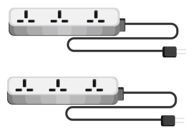 Uzatma tahtası, illüstrasyon, beyaz arkaplan üzerindeki vektör.