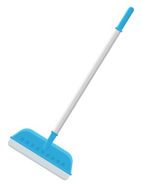 Yer sileceği, illüstrasyon, beyaz arkaplan üzerindeki vektör.