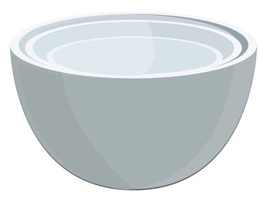 Karıştırma kabı, illüstrasyon, beyaz arka planda vektör.