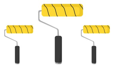 Boya silindiri, illüstrasyon, beyaz arkaplan üzerindeki vektör.