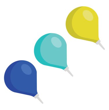 Renkli ampul, illüstrasyon, beyaz arkaplan üzerindeki vektör.