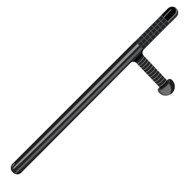 Polis copu, illüstrasyon, beyaz arkaplandaki vektör.