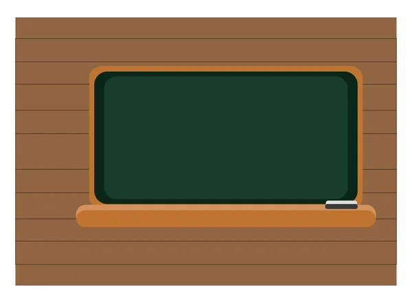 School Blackboard Illustration Vector White Background — Stock Vector