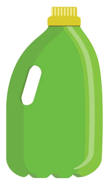 Groene Bus Illustratie Vector Een Witte Achtergrond — Stockvector