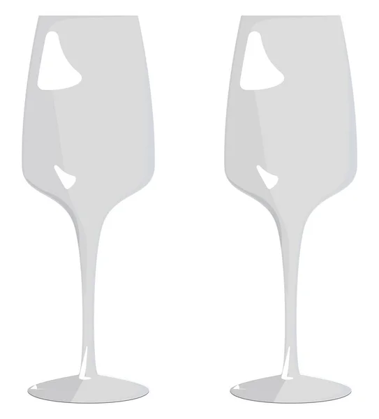 Trinkgläser Illustration Vektor Auf Weißem Hintergrund — Stockvektor