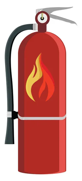 消火器 イラスト 白い背景のベクトル — ストックベクタ