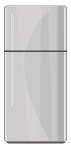 キッチン冷蔵庫 イラスト 白い背景のベクトル — ストックベクタ