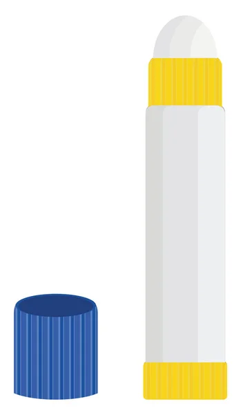 接着剤棒イラスト白い背景のベクトル — ストックベクタ