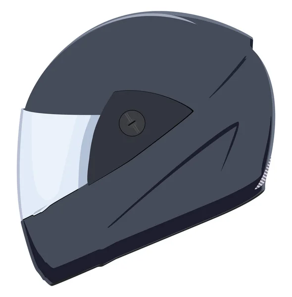 Motorhelm Illustration Vektor Auf Weißem Hintergrund — Stockvektor