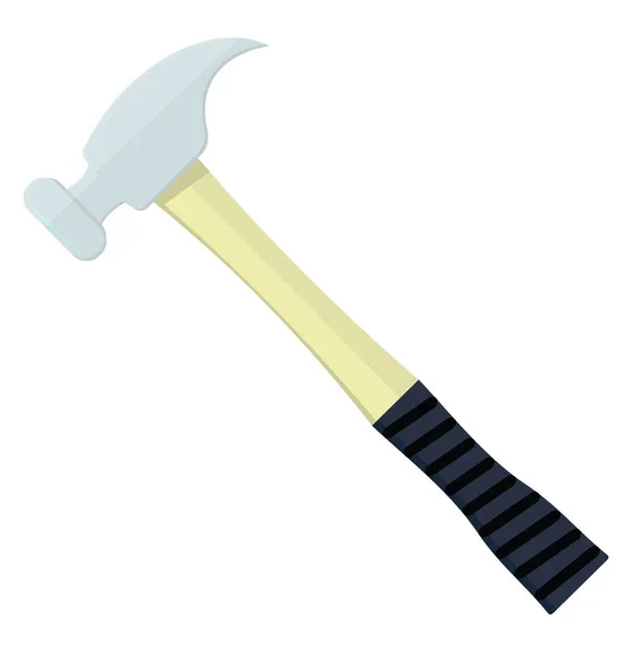 Handhammer Illustration Vektor Auf Weißem Hintergrund — Stockvektor