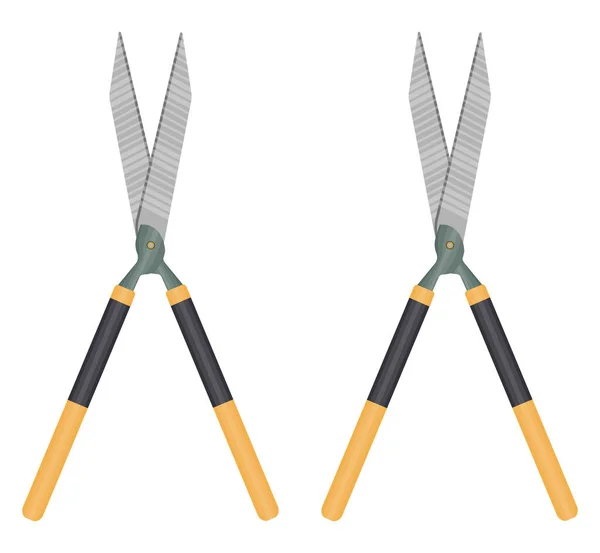 Hedge Shear Illustration Vector White Background — 스톡 벡터