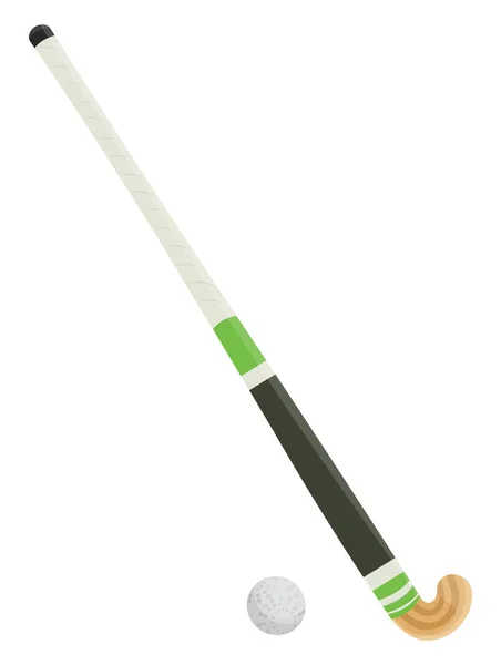 Grashockey Illustration Vektor Auf Weißem Hintergrund — Stockvektor