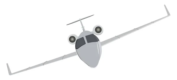 Fliegendes Flugzeug Illustration Vektor Auf Weißem Hintergrund — Stockvektor