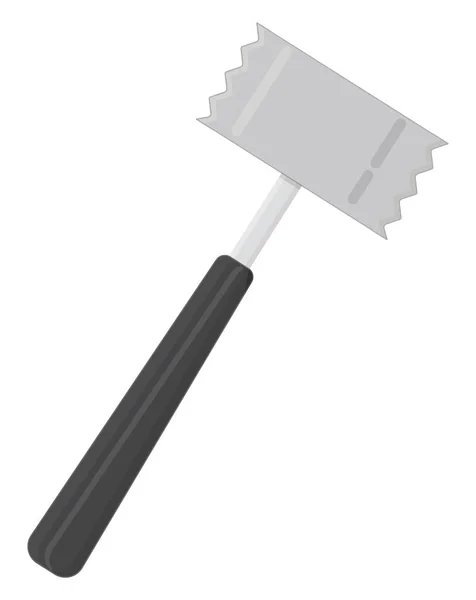 Meat Hammer Illustration Vector White Background — Stock Vector