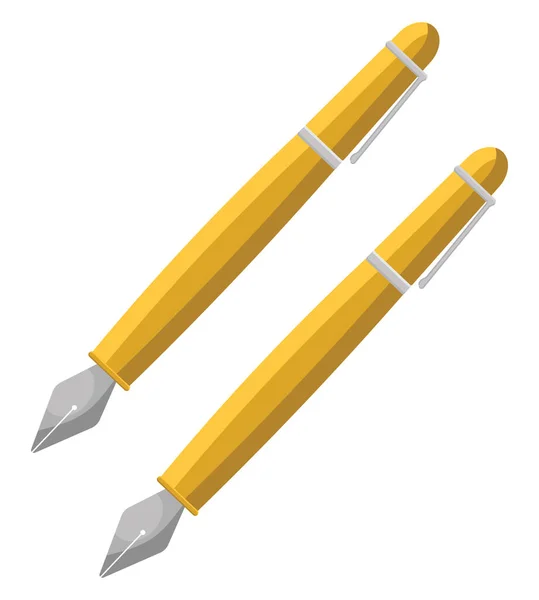 Oil Pen Illustration Vector White Background — Stock Vector