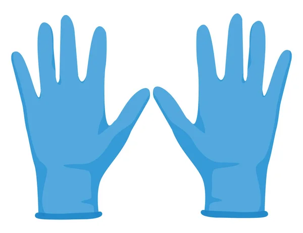 Beschermende Handschoenen Illustratie Vector Een Witte Achtergrond — Stockvector