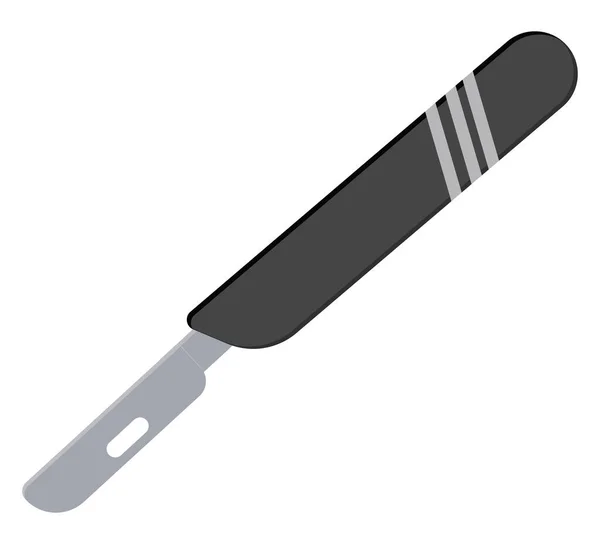 Scalpel Illustration Vecteur Sur Fond Blanc — Image vectorielle