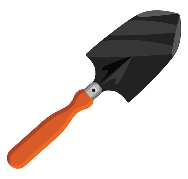 Liten Spade Illustration Vektor Vit Bakgrund — Stock vektor