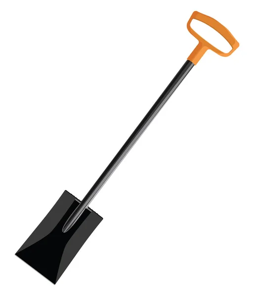 Spade Shovel Illustration Vector White Background — Stock Vector