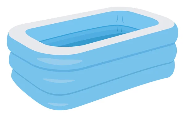 Pool Illustration Vektor Vit Bakgrund — Stock vektor