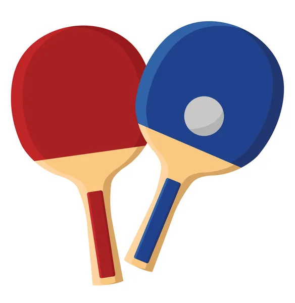 Tennis Table Illustration Vecteur Sur Fond Blanc — Image vectorielle