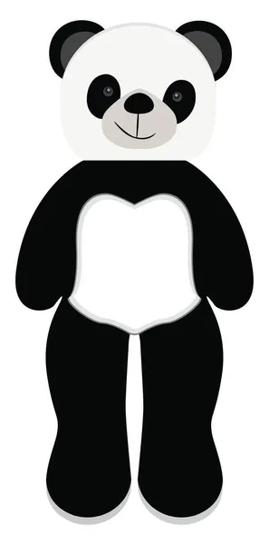 Panda Kulør Illustration Vektor Hvid Baggrund – Stock-vektor