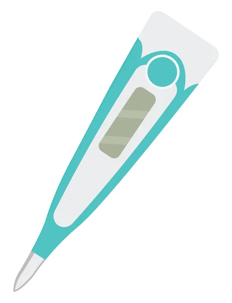 Thermometer Digital Illustration Vektor Auf Weißem Hintergrund — Stockvektor