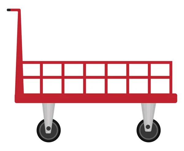 Einkaufswagen Illustration Vektor Auf Weißem Hintergrund — Stockvektor