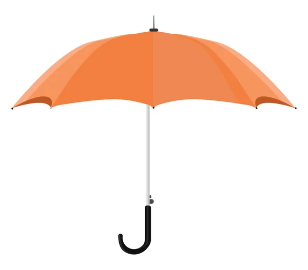 Parapluie Orange Illustration Vecteur Sur Fond Blanc — Image vectorielle