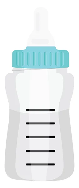 Bottiglia Bambini Illustrazione Vettore Sfondo Bianco — Vettoriale Stock
