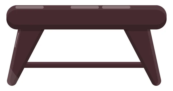 木制凳子 白色背景上的矢量 — 图库矢量图片
