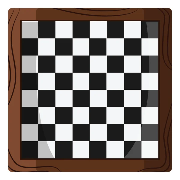 Schachbrett Illustration Vektor Auf Weißem Hintergrund — Stockvektor