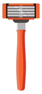 Kırmızı jilet, illüstrasyon, beyaz arkaplanda vektör.