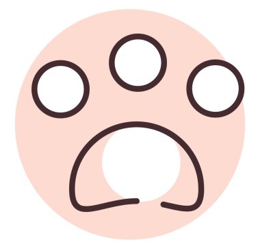 Evcil hayvan alerjisi, illüstrasyon, beyaz arkaplanda vektör.