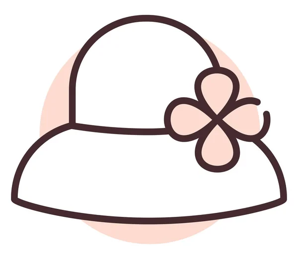 アクセサリー帽子 イラスト 白い背景のベクトル — ストックベクタ