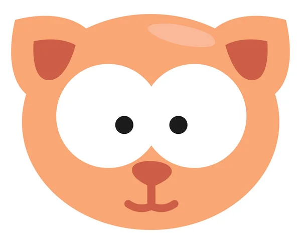 Orange Katze Illustration Vektor Auf Weißem Hintergrund — Stockvektor