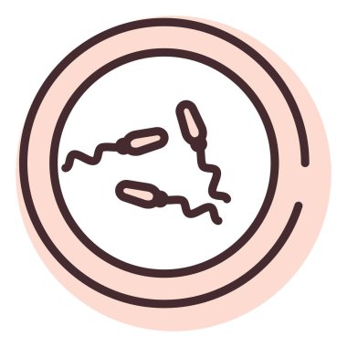 Biyokimya menisi, illüstrasyon, beyaz arkaplan üzerindeki vektör.