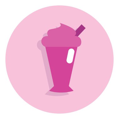 Kafe kuyruğu, illüstrasyon, beyaz arkaplanda vektör.