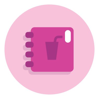 Kafe coctail menüsü, illüstrasyon, beyaz arkaplanda vektör.