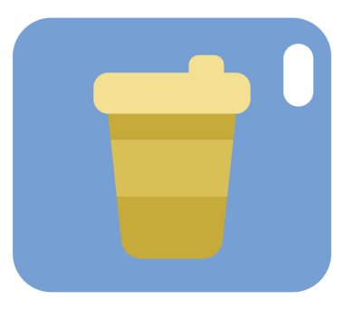 Şehir kahvesi, illüstrasyon, beyaz arka planda vektör..