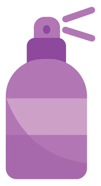 Covid Spray Illustratie Vector Witte Achtergrond — Stockvector