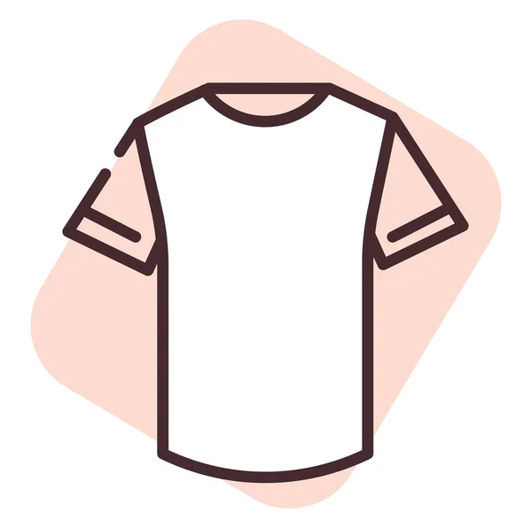 Vêtements Homme Tshirt Illustration Vecteur Sur Fond Blanc — Image vectorielle