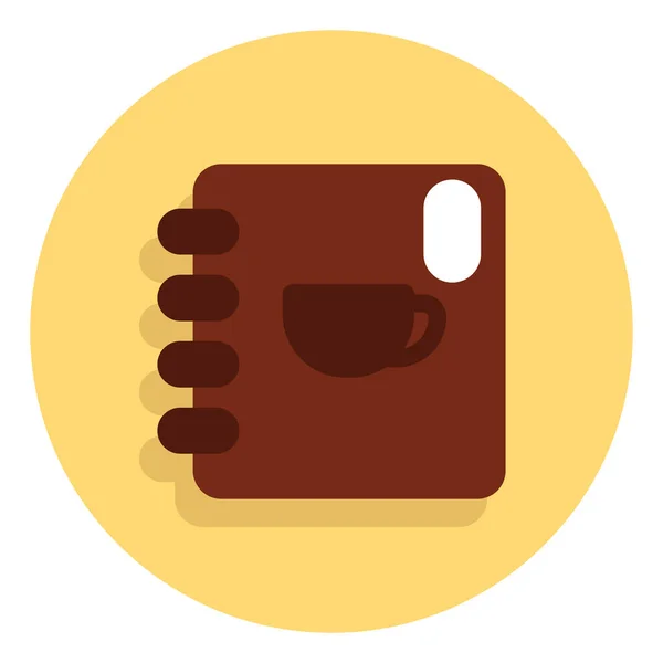 Koffie Winkel Menu Illustratie Vector Witte Achtergrond — Stockvector