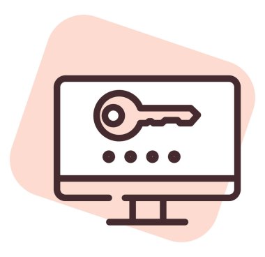 Siber bulut anahtar sözcük, illüstrasyon, beyaz arkaplan üzerindeki vektör.