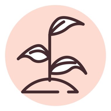 Afet bitkisi kuraklığı, illüstrasyon, beyaz arka plan vektörü.