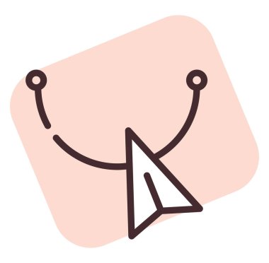 Grafik tasarım seçimi, illüstrasyon, beyaz arkaplan üzerindeki vektör.