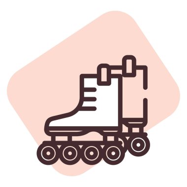 Hobi patenler, illüstrasyon, beyaz arkaplanda vektör.