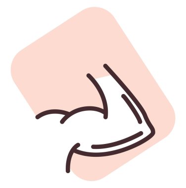 Hobi spor salonu, illüstrasyon, beyaz arkaplan vektörü.