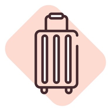 Hobi seyahati, illüstrasyon, beyaz arka plan vektörü.