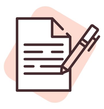 Beyaz arkaplanda pazarlama telif, illüstrasyon, vektör.